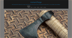 Desktop Screenshot of ironlordforge.com